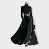 Corina - Rochie lungă cu design minimalist elegant