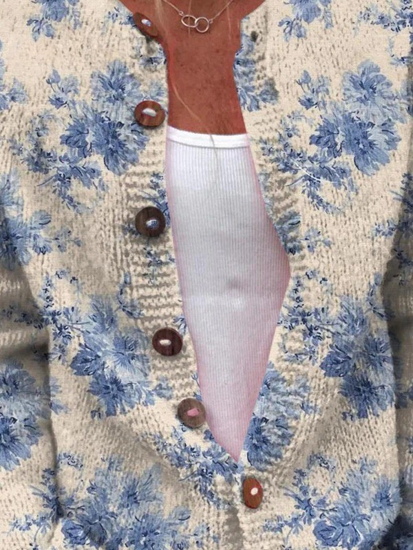 Loredana™ | Cardigan tricotat vintage