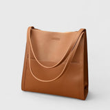 Plousia - Geantă din piele pentru umăr cu un design minimalist și rafinat