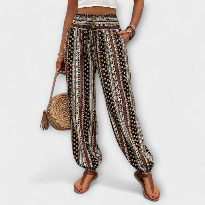 Folk Pattern Trousers