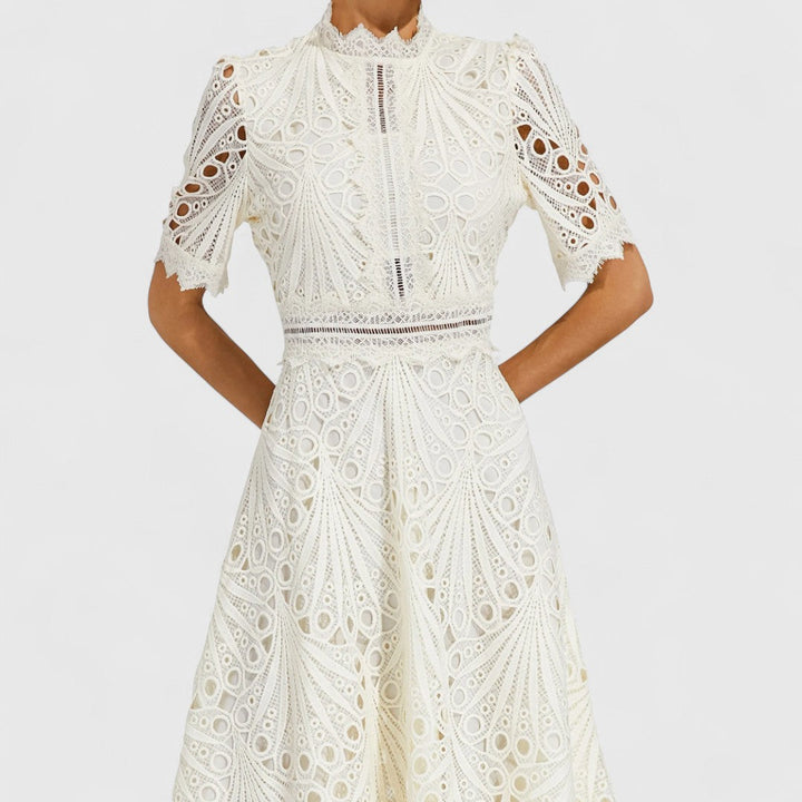 Lydia - Rochie Elegantă cu Dantelă pentru Femei