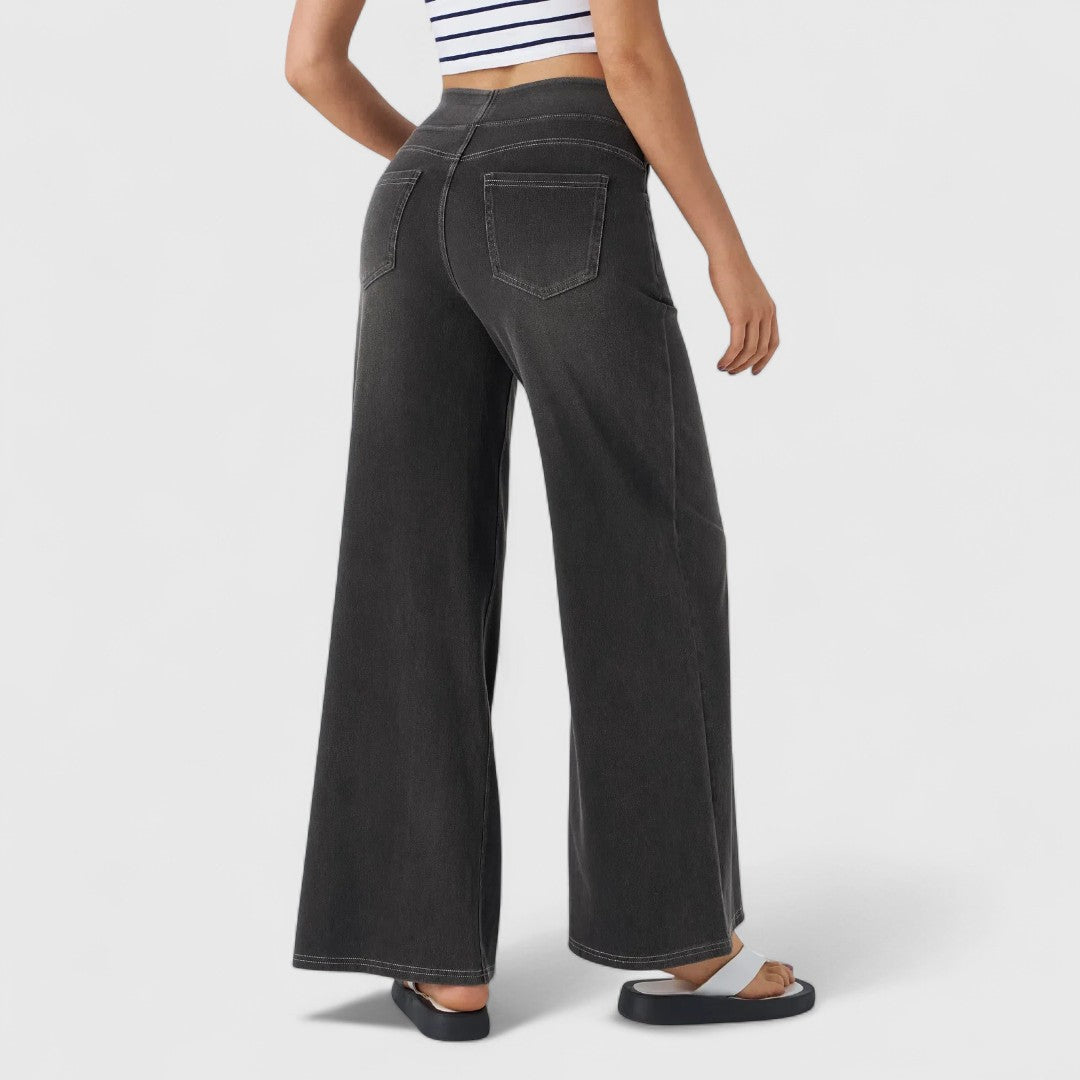 Speranța - Pantaloni elastici și confortabili cu talie înaltă