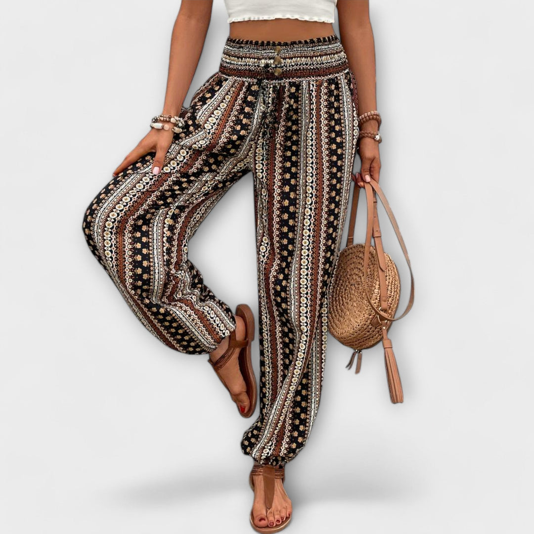 Folk Pattern Trousers