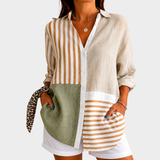 Ghislaine - Bluza Patchwork Kust Harmonie