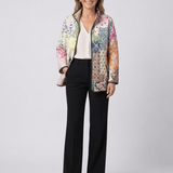 Ilinca - Jachetă Boho Matlasată cu Patchwork Florence