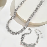 Haller - Set elegant din sticlă cu strass în formă de coadă de pește