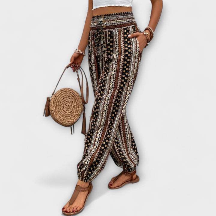 Folk Pattern Trousers