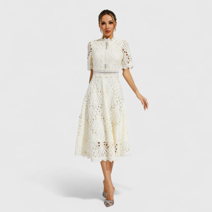 Lydia - Rochie Elegantă cu Dantelă pentru Femei