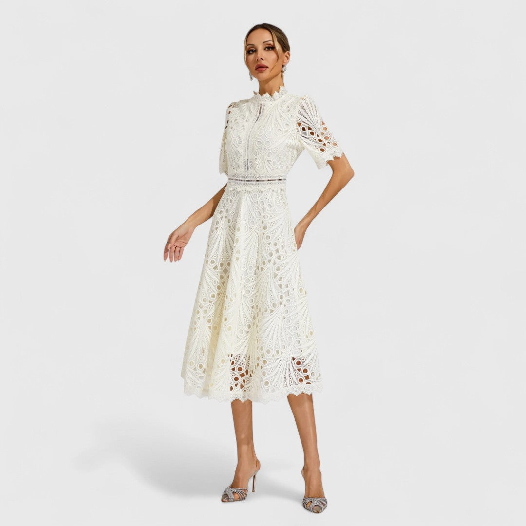 Lydia - Rochie Elegantă cu Dantelă pentru Femei