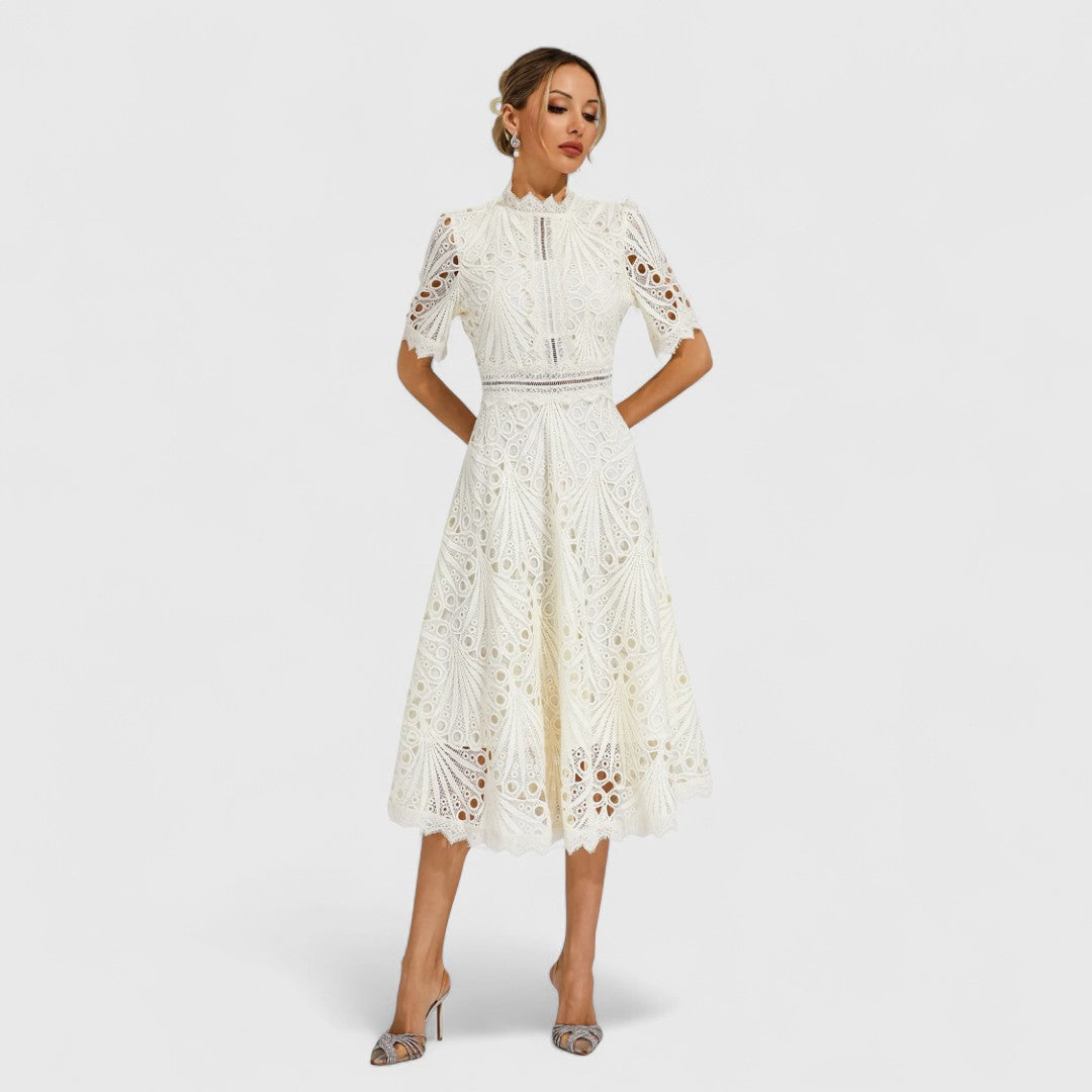 Lydia - Rochie Elegantă cu Dantelă pentru Femei