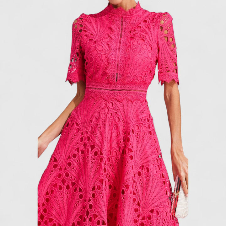 Lydia - Rochie Elegantă cu Dantelă pentru Femei