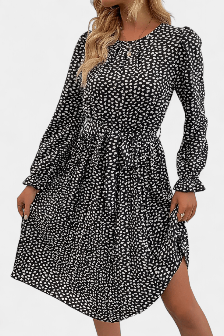 Agnes | Leopard plissetat