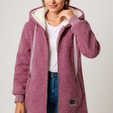Birgitta - Jachetă elegantă din fleece în design nordic