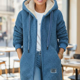 Birgitta - Jachetă elegantă din fleece în design nordic