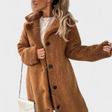 Birgitte - Jachetă teddy elegantă cu design luxos