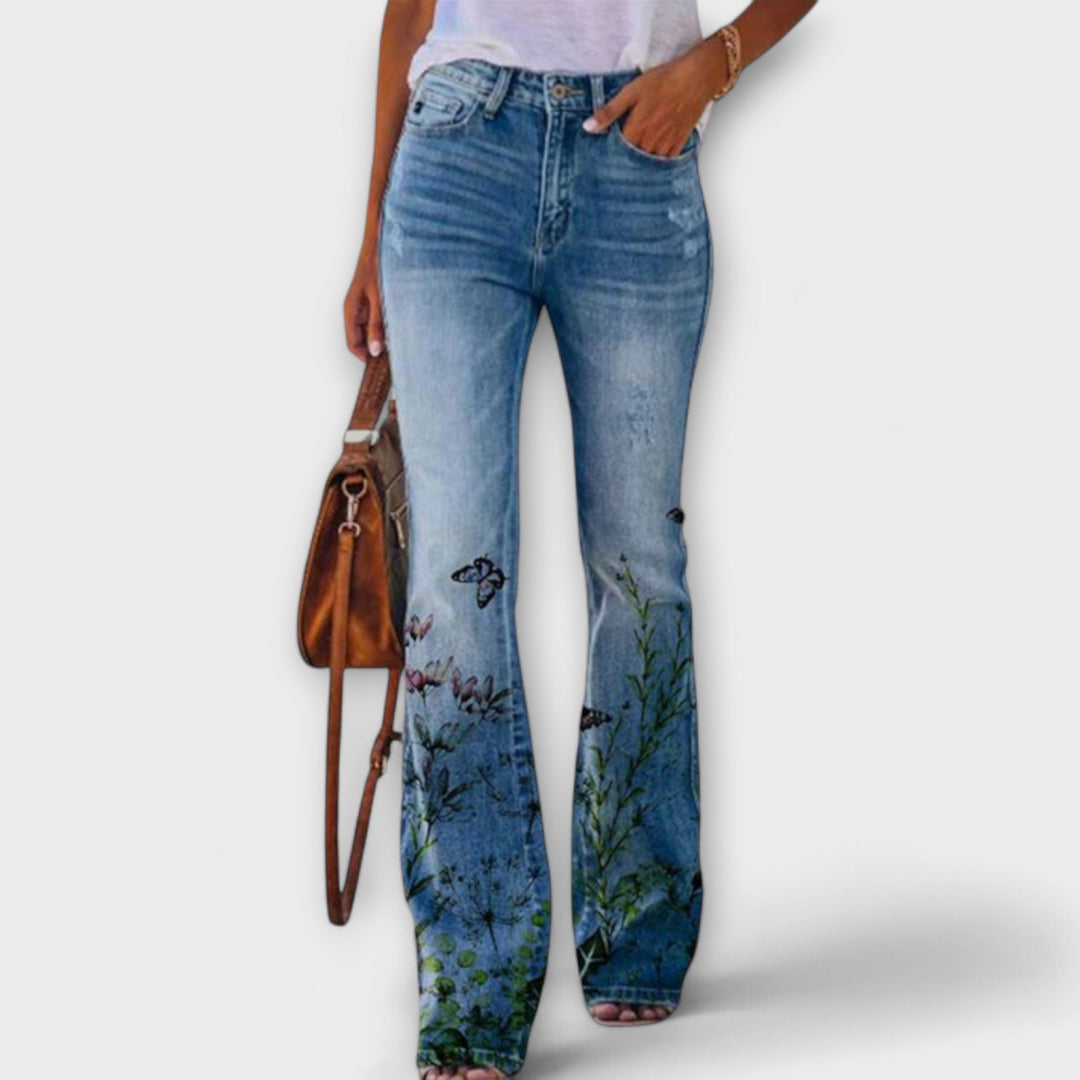 Pantaloni Floral