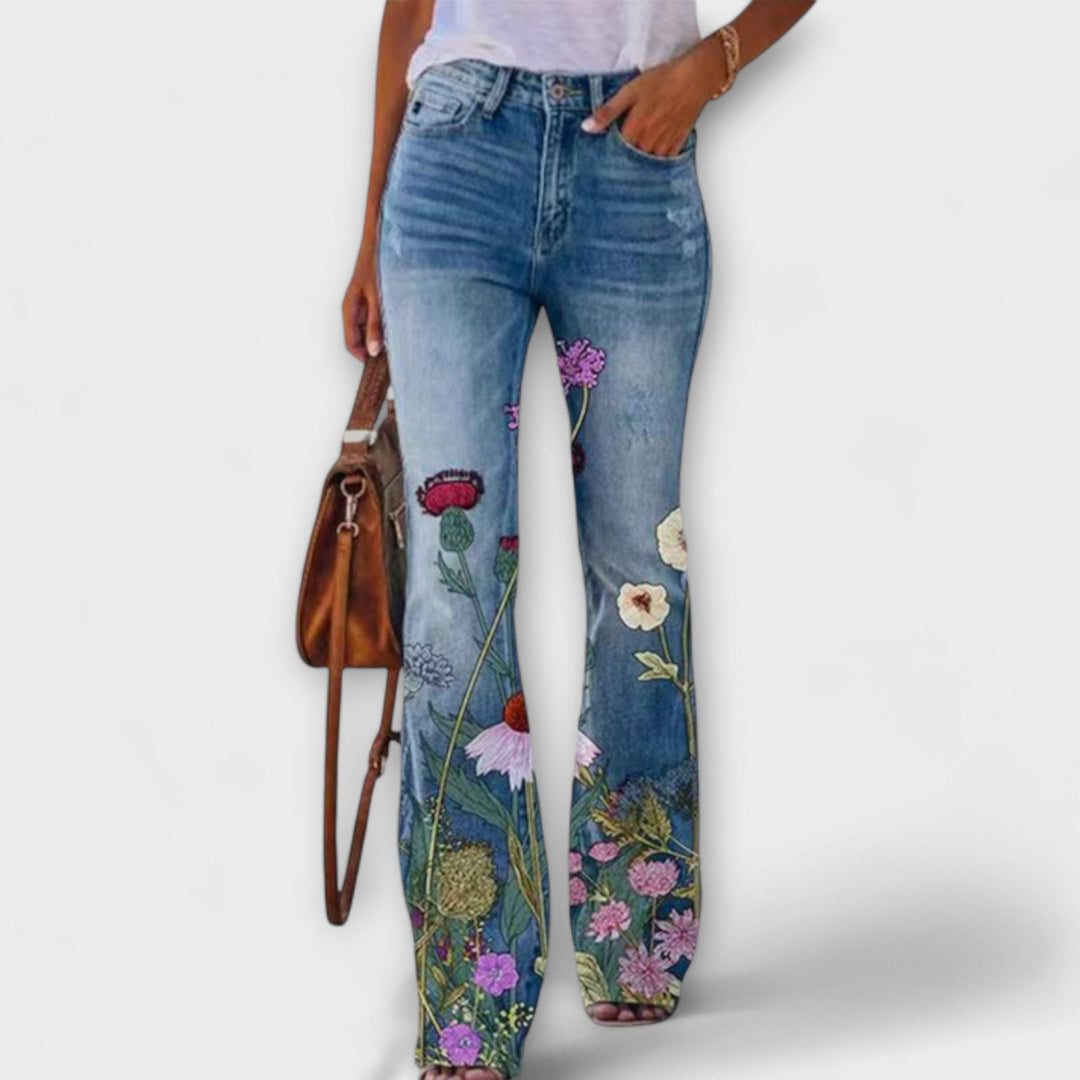 Pantaloni Floral