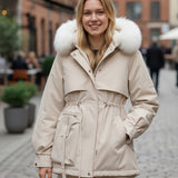 Cecilie - Jachetă elegantă de iarnă în design luxos