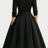 Ceryn - Rochie Midi din Satin