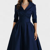 Ceryn - Rochie Midi din Satin