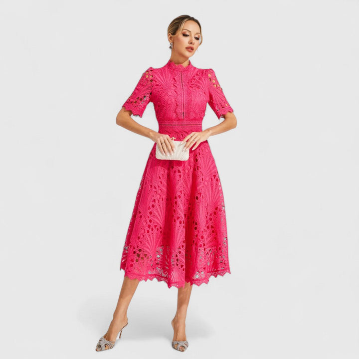 Lydia - Rochie Elegantă cu Dantelă pentru Femei