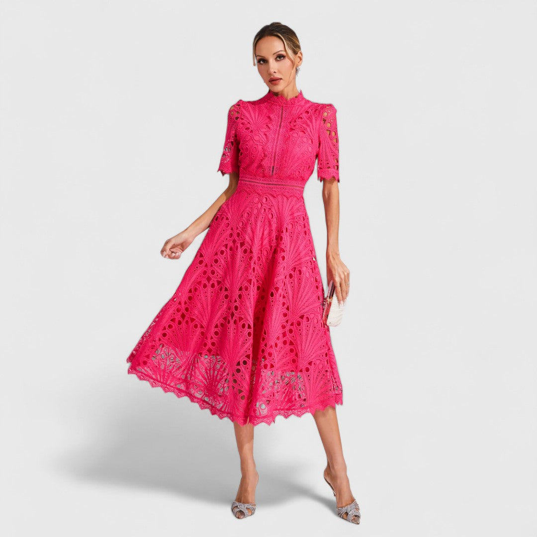 Lydia - Rochie Elegantă cu Dantelă pentru Femei