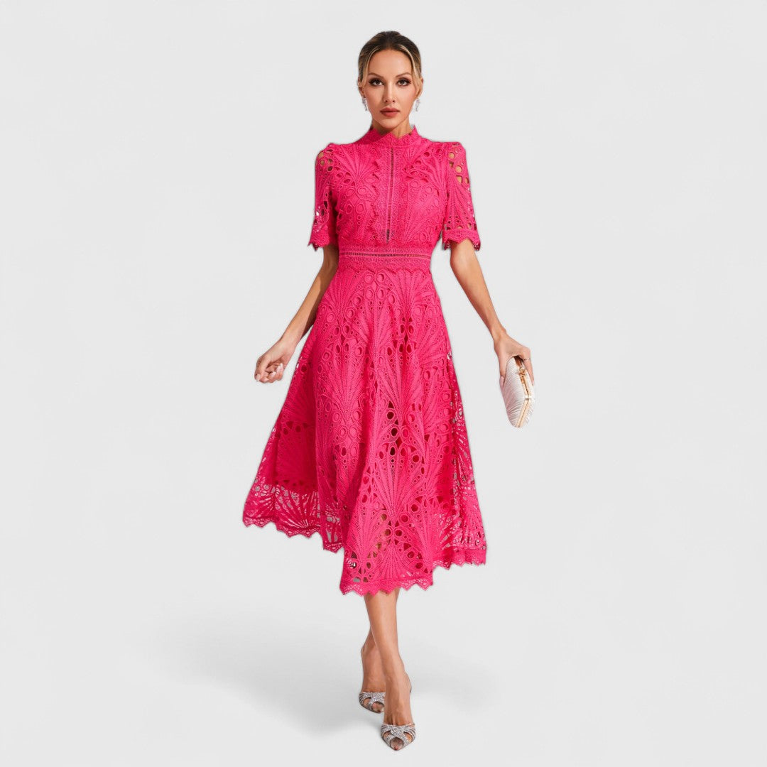 Lydia - Rochie Elegantă cu Dantelă pentru Femei