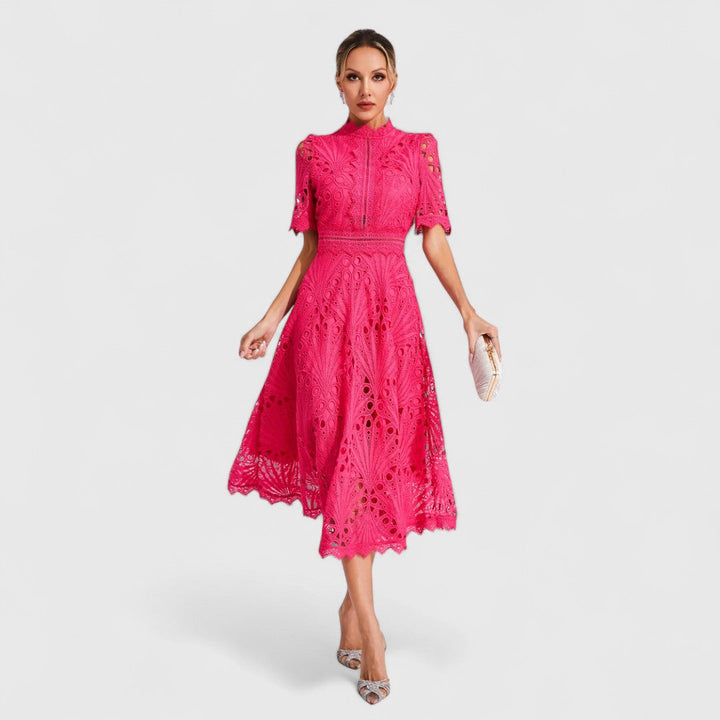 Lydia - Rochie Elegantă cu Dantelă pentru Femei
