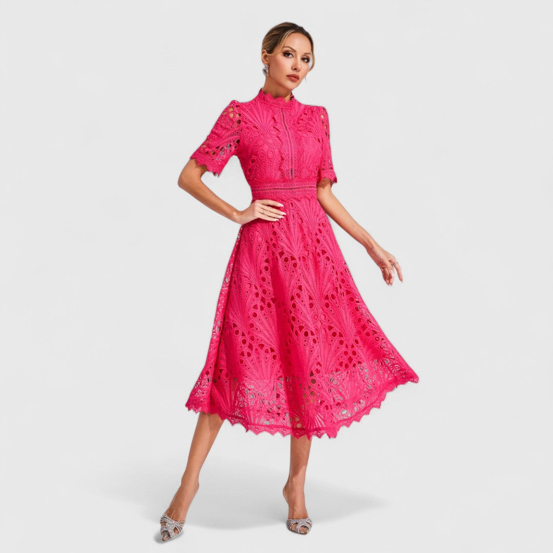 Lydia - Rochie Elegantă cu Dantelă pentru Femei