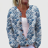 Teresa - Cardigan vintage cu model floral