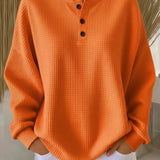 Helle - Pulover din tricot cu model de vafe