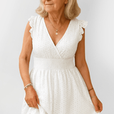 Henriette - Rochie midi plisată