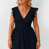 Henriette - Rochie midi plisată