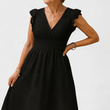 Henriette - Rochie midi plisată