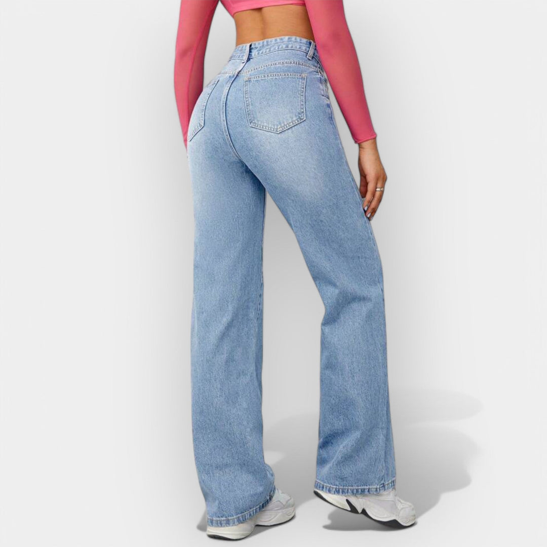 Jeans cu croială dreaptă