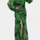 Kirstine - Rochie Maxikjole Plisată