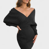 Klara - Rochie elegantă tip wrap cu decolteu în V