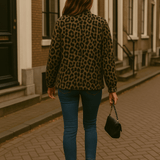 Leona - Jachetă Bomber Leopard