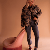 Leona - Jachetă Bomber Leopard