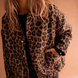 Leona - Jachetă Bomber Leopard