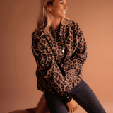 Leona - Jachetă Bomber Leopard
