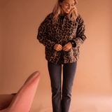 Leona - Jachetă Bomber Leopard