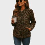 Leona - Jachetă Bomber Leopard