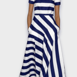 Louise - Rochie striată handmade