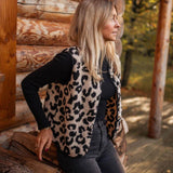 Maja - Vest cu model leopard