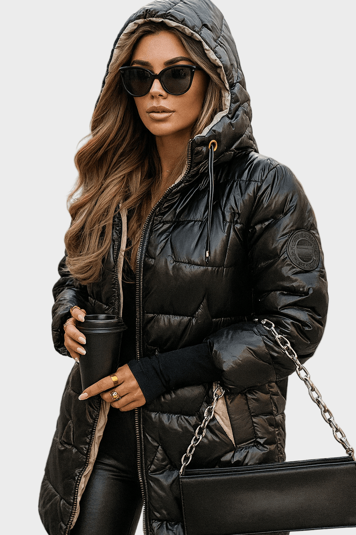 Marcella™ | Jachetă elegantă de toamnă cu glugă