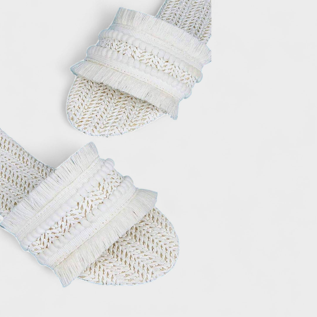 Rikke | Pantofi Pompon