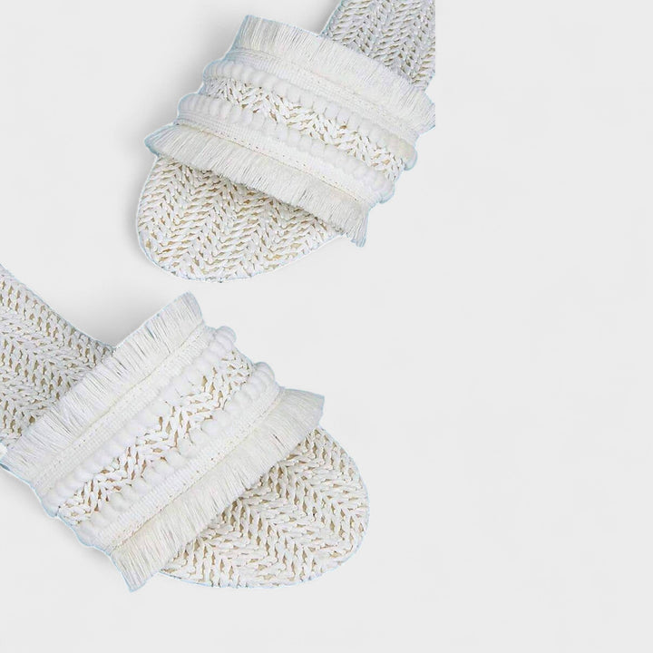 Rikke | Pantofi Pompon