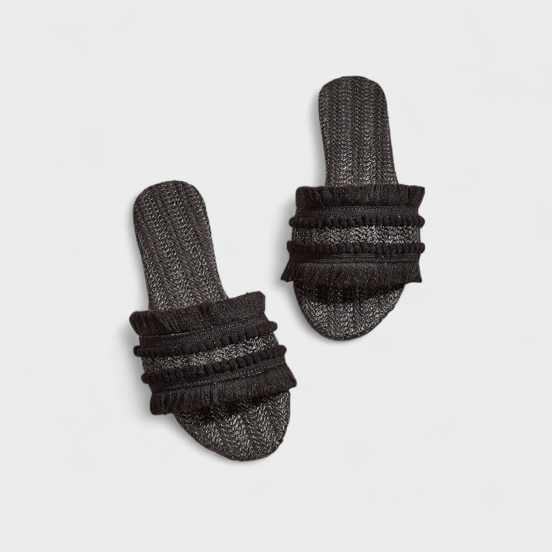 Rikke | Pantofi Pompon