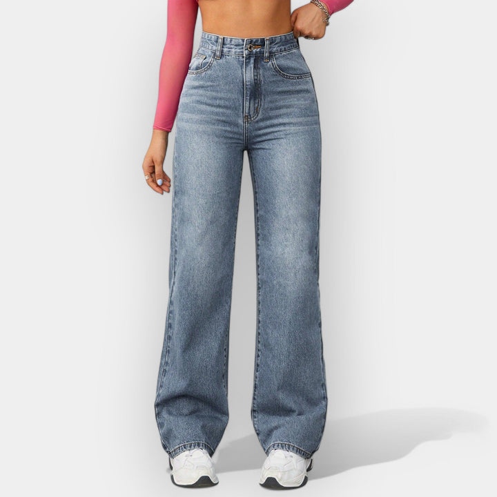 Jeans cu croială dreaptă